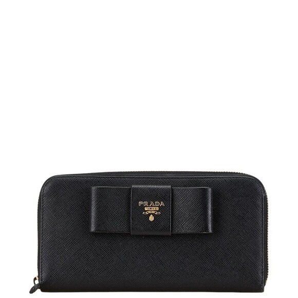 PRADA Black Saffiano Wallet - Picture 1 of 9